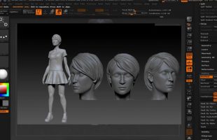 Zbrush Female基礎スカルプティングコース